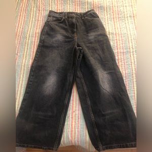 Collusion - Wide Leg Black Jeans